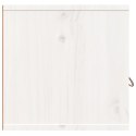 VidaXL Szafka ścienna, biała, 80x30x30 cm, lite drewno sosnowe