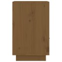 VidaXL Szafki nocne, 2 szt., miodowy brąz, 40x34x55 cm, drewno sosnowe