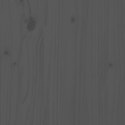VidaXL Szafka nocna, szara, 40x35x61,5 cm, lite drewno sosnowe