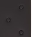 VidaXL Panele ścienne, 12 szt., czarne, 60x30 cm, sztuczna skóra