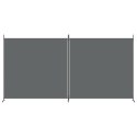 VidaXL Parawan 2-panelowy, antracytowy, 348 x 180 cm, tkanina