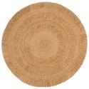 VidaXL Ręcznie pleciony dywan z juty, 150 cm, okrągły