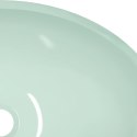 VidaXL Umywalka ze szkła, 50x37x14 cm, biała