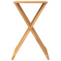 VidaXL Składany stołek, 40x32,5x70 cm, lite drewno tekowe