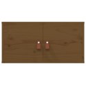 VidaXL Szafka ścienna, miodowy brąz, 60x30x30 cm, lite drewno sosnowe