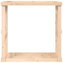 VidaXL Zewnętrzny stojak na drewno, 108x52x106 cm, lita sosna