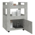 VidaXL Półka pod biurko, betonowa szarość, 60x45x80 cm