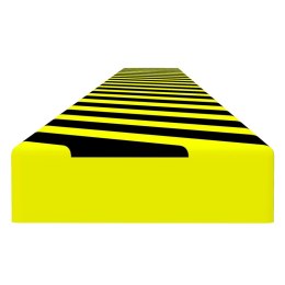 VidaXL Ochraniacz na narożnik, żółto-czarny, 6x2x101,5 cm, PU