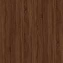 VidaXL Stolik boczny, brązowy dąb, 50x46x35cm, materiał drewnopochodny