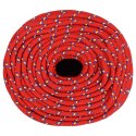 VidaXL Linka żeglarska, czerwona, 6 mm, 25 m, polipropylen