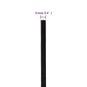 VidaXL Linka robocza, czarna, 8 mm, 25 m, poliester