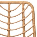 VidaXL Stołki barowe, 2 szt., 45x56x103,5 cm, PE, rattan i stal