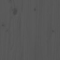 VidaXL Donica z półką, szara, 111,5x111,5x81 cm, lite drewno sosnowe