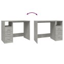 VidaXL Biurko z szufladami, szarość betonu, 102x50x76 cm