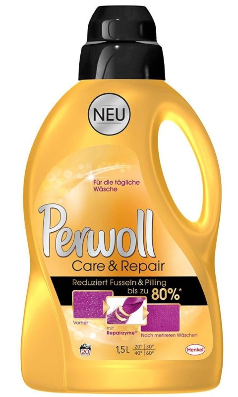 Perwoll Care & Repair płyn do prania tkanin delikatnych i kolorowych 20 prań