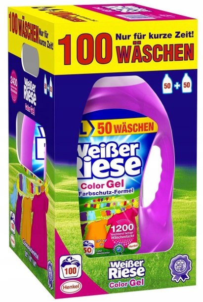 Weiser Riese Color żel do prania 2x50 prań