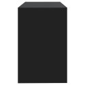 VidaXL Biurko, czarne, 101x50x76,5 cm, materiał drewnopochodny