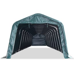VidaXL Namiot dla bydła, PVC 550 g/m², 3,3 x 16 m, ciemnozielony
