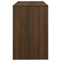 VidaXL Biurko, brązowy dąb, 101x50x76,5 cm, materiał drewnopochodny