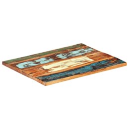 VidaXL Prostokątny blat stołu 70x80 cm 25-27 mm, lite drewno z odzysku