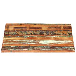 VidaXL Kwadratowy blat stołu 80x80 cm, 25-27 mm, lite drewno z odzysku