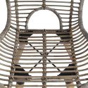 VidaXL Krzesła stołowe, 6 szt., brązowe, naturalny rattan