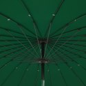 VidaXL Parasol ogrodowy na słupku aluminiowym, 270 cm, zielony