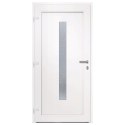 VidaXL Drzwi wejściowe, antracytowe, 108x200 cm, PVC