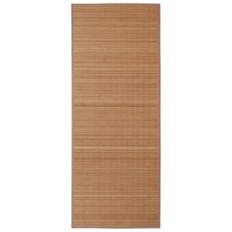 VidaXL Dywan bambusowy, 80 x 300 cm, prostokątny, brązowy