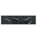 VidaXL Stolik konsolowy, czarny, 140x35x75,5 cm, szkło hartowane