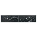 VidaXL Stolik konsolowy, czarny, 180x35x75,5 cm, szkło hartowane
