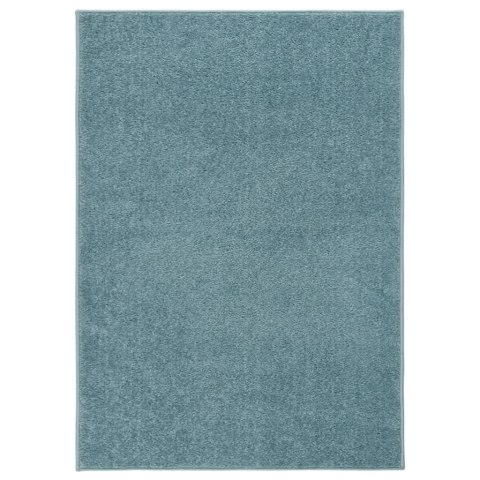VidaXL Dywan z krótkim runem, 240 x 340 cm, niebieski