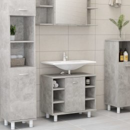 VidaXL Szafka łazienkowa, szarość betonu, 60x32x53,5 cm