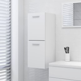 VidaXL Szafka łazienkowa, biała, 30x30x80 cm, materiał drewnopochodny