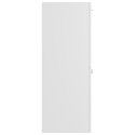 VidaXL Szafka łazienkowa, biała, wysoki połysk, 30x30x80 cm