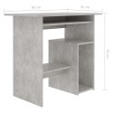 VidaXL Biurko, betonowa szarość, 80x45x74 cm, materiał drewnopochodny