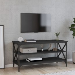 VidaXL Szafka pod TV, czarna, 100x40x50 cm, materiał drewnopochodny