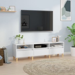 VidaXL Szafka pod TV, biała, 150x30x44,5 cm, materiał drewnopochodny