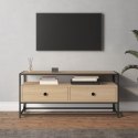 VidaXL Szafka pod TV, dąb sonoma, 100x35x45cm, materiał drewnopochodny