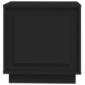 VidaXL Szafka nocna, czarna, 44x35x45 cm, materiał drewnopochodny