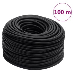 VidaXL Hybrydowy wąż pneumatyczny, czarny, 0,6", 100 m, guma i PVC