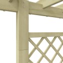 VidaXL Pergola z donicą, 162 x 56 x 204 cm, drewno