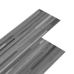 VidaXL Panele podłogowe PVC, 5,26 m², 2 mm, szare pasy, bez kleju