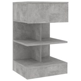 VidaXL Szafka nocna, szarość betonu, 40x35x65 cm
