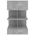 VidaXL Szafka nocna, szarość betonu, 40x35x65 cm