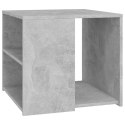 VidaXL Stolik boczny, szarość betonu, 50x50x45 cm