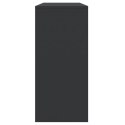 VidaXL Stolik konsolowy, czarny 100x35x76,5 cm materiał drewnopochodny