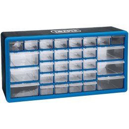 Draper Tools Organizer na narzędzia z 30 szufladami, niebieski, 12015