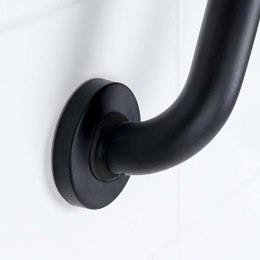 RIDDER Uchwyt łazienkowy, 30 cm, czarny, aluminiowy