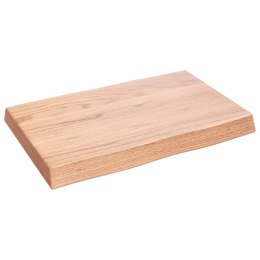 VidaXL Blat, jasnobrązowy 60x40x(2-6) cm drewno z naturalną krawędzią